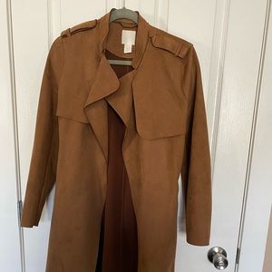 H&M suede trench